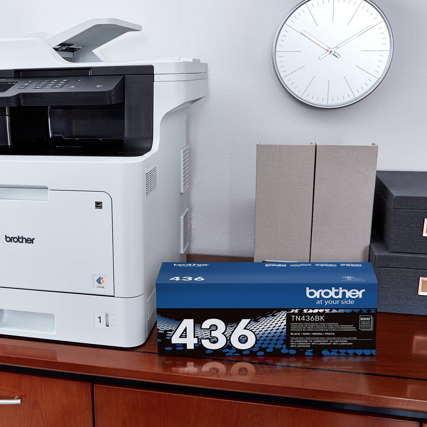 Brother TN436BK Super High Yield Toner-Retail Packaging, Black