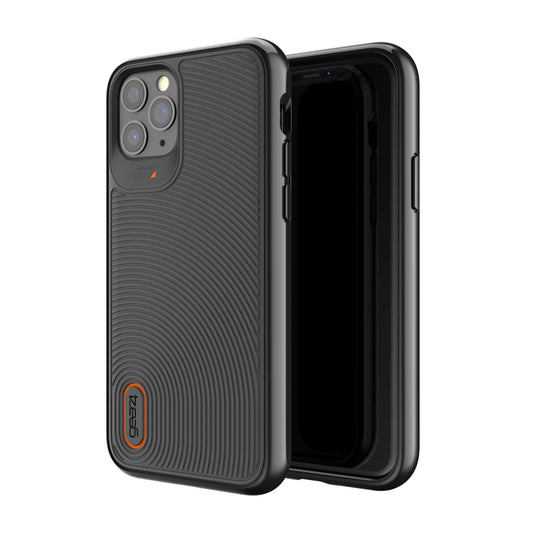 ZAGG Gear4 Battersea Compatible with iPhone 11 Pro Case, Advanced Impact Protection with Integrated D3O Technology Phone Cover - Black