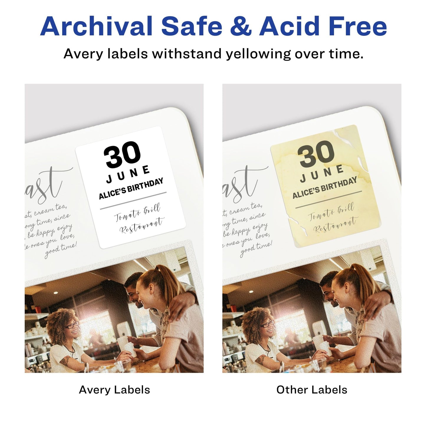 Avery Laser Inkjet Printer Permanent ID Labels