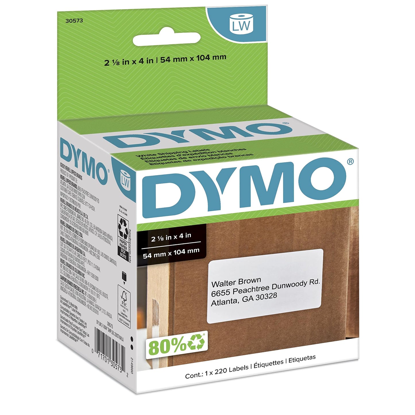 DYMO White Shipping Labels (30573)
