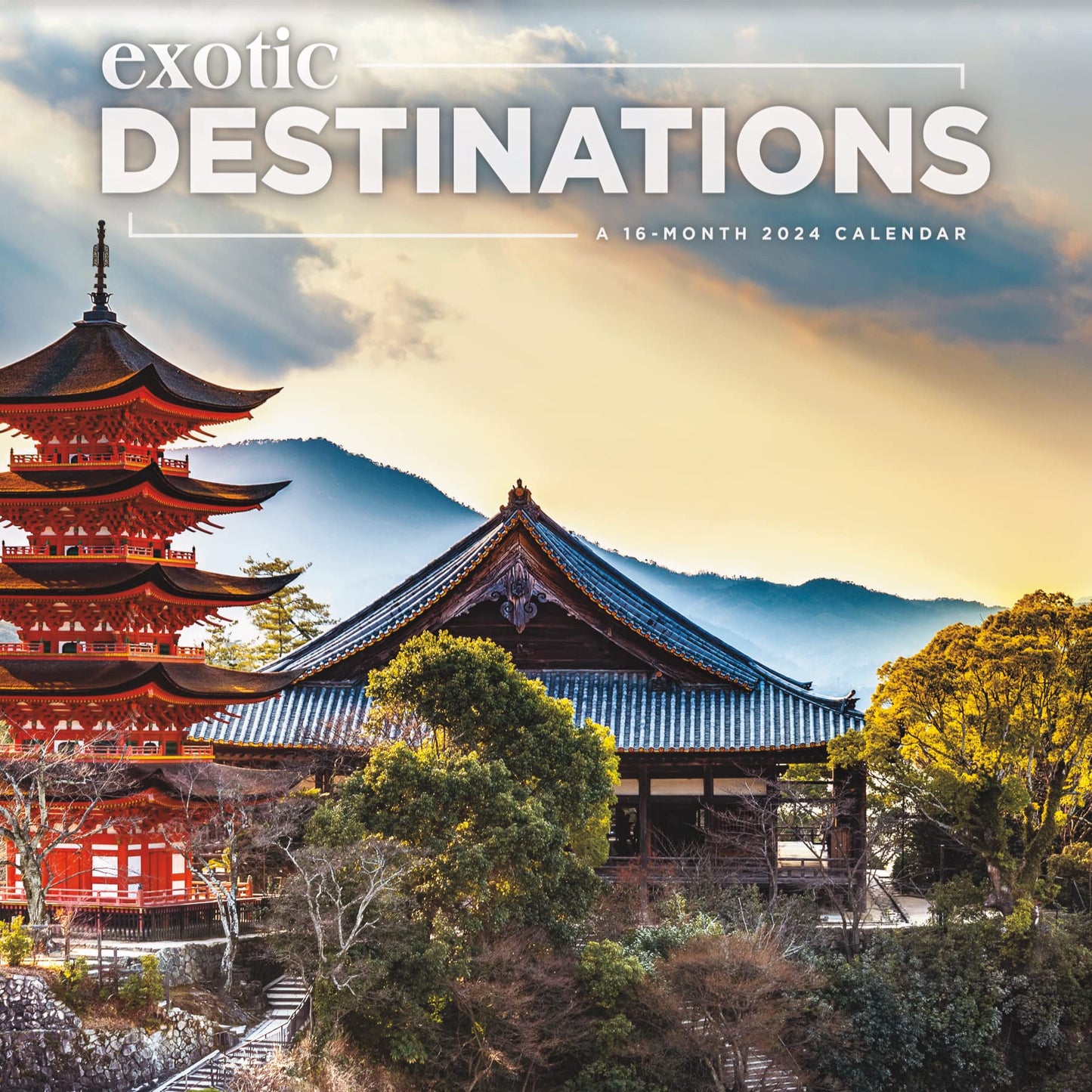 2024 Exotic Destinations Wall Calendar Trends International