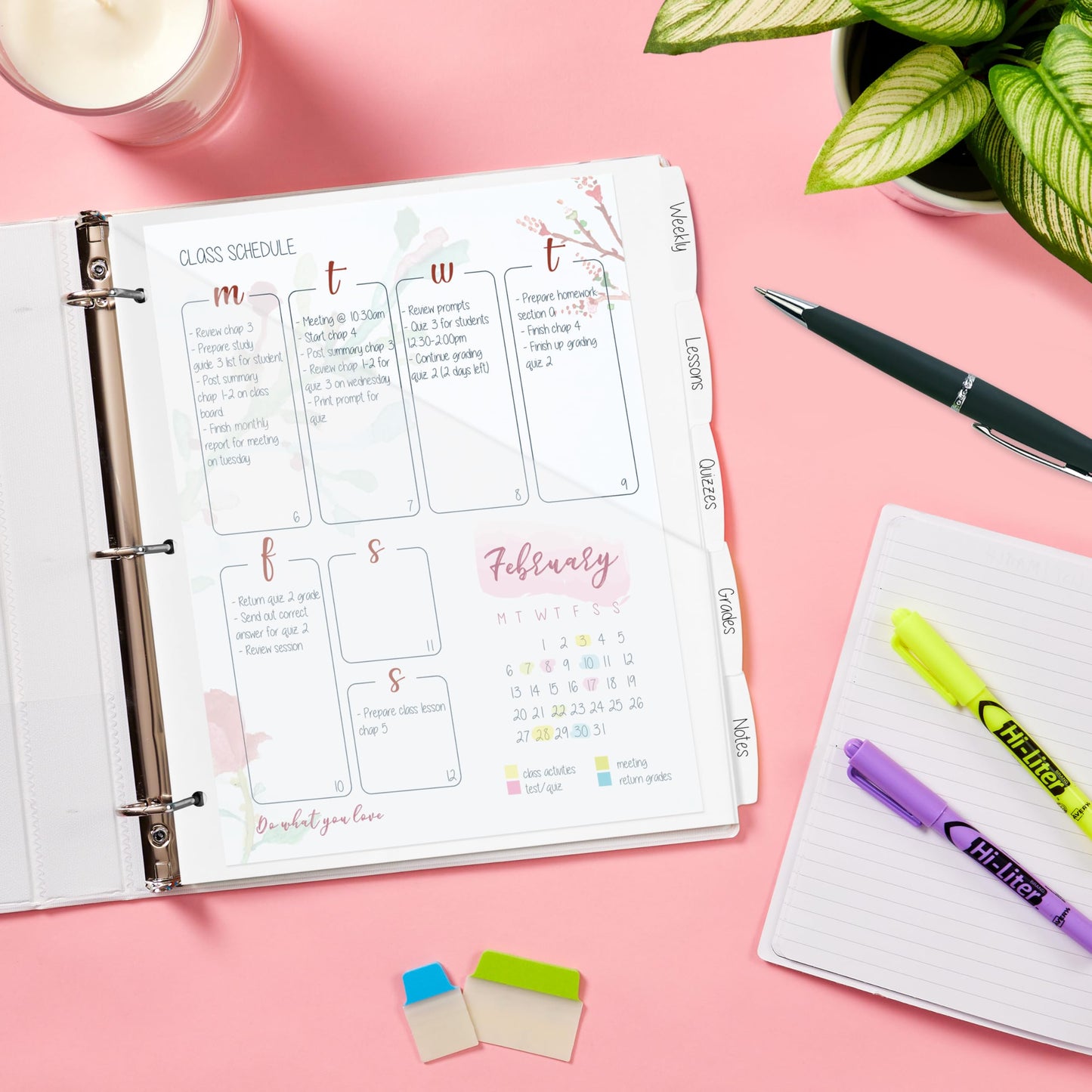 Avery Durable Plastic 5 Tab Write & Erase Dividers for 3 Ring Binders, Slash Pocket, Translucent White, Works with Sheet Protectors, 1 Set (16825)