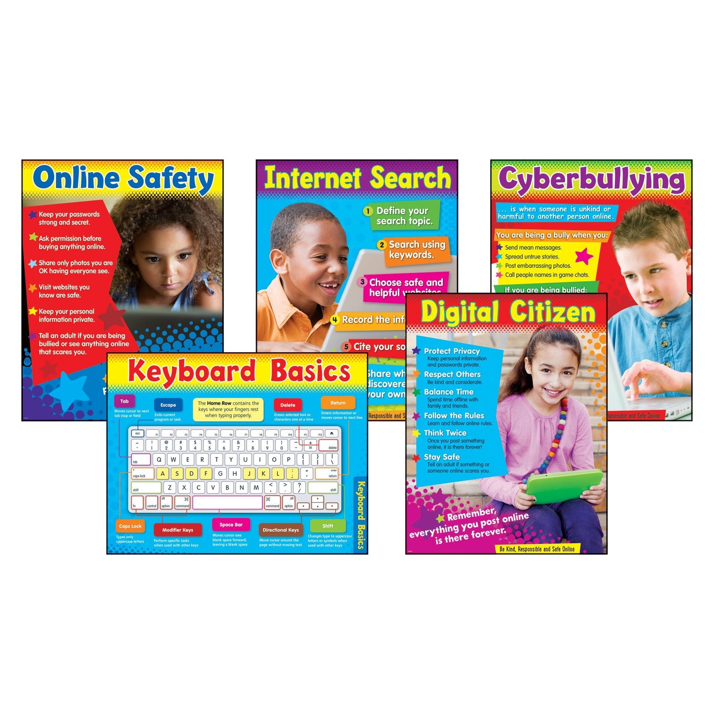 Trend Technology Primary Learning Charts Combo