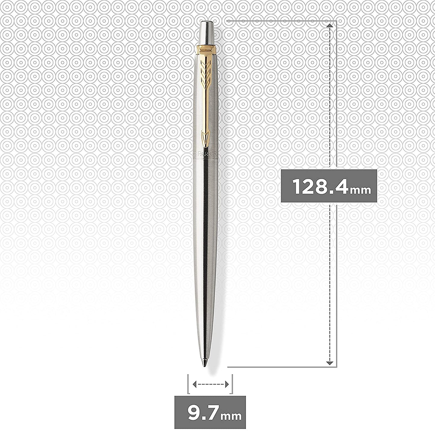 Parker Jotter Stainless Steel GT Ballpoint Pen, Blister pack