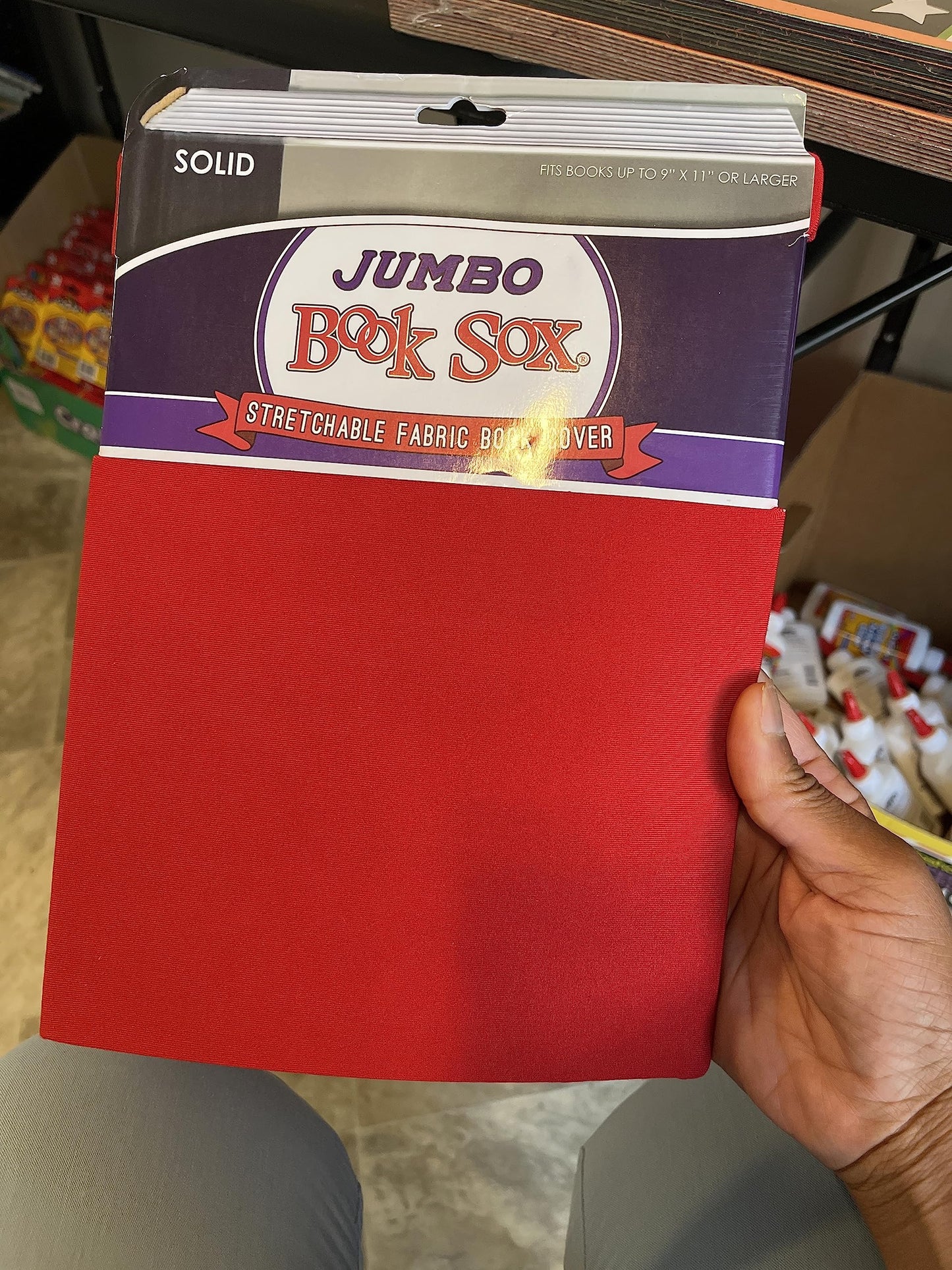 The Original Book Sox - Jumbo Red