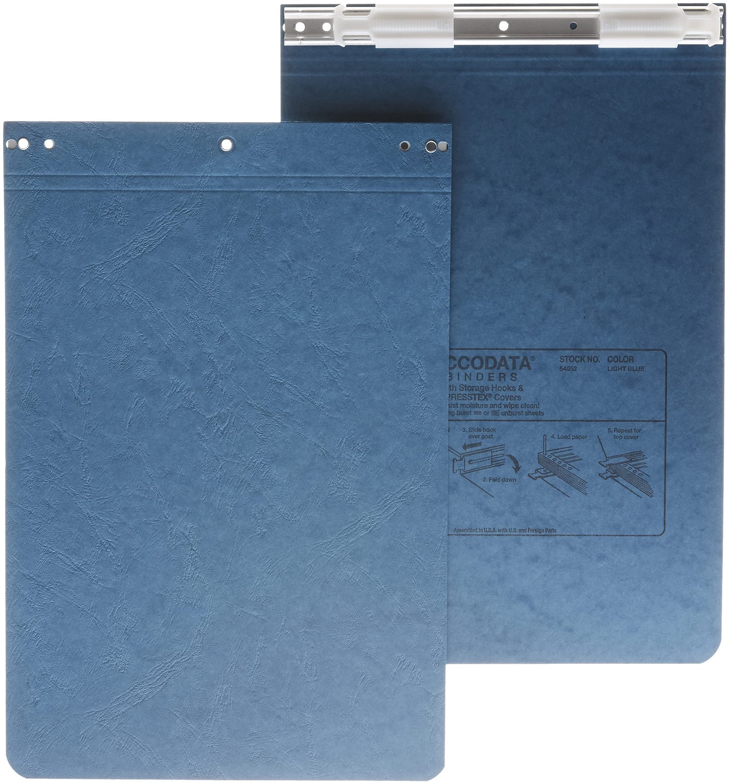 ACCO Data Processing Binder, 6-Inch Cap, 8-1/2 x 11 Inches, Blue (ACC54052)