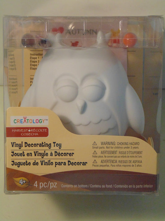 Creatology Vinyl Decorating Toy "Owl"