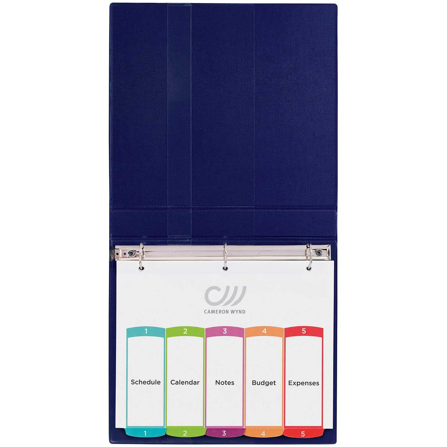 Avery 5 Tab Dividers for 3 Ring Binders, Customizable Table of Contents, Multicolor Tabs, 1 Set (11840) (Pack of 2)
