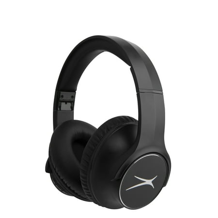 Altec Lansing R3volution X Bluetooth On-Ear Headphones, Noise-Canceling, Black, MZX009-BLK