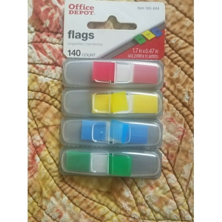 Office Depot Flags 140 count