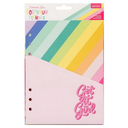 American Crafts Damask Love Colorfun Planner Dividers 6x8 (5 Divider)