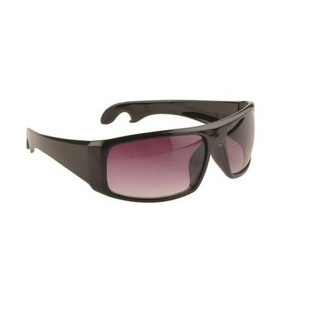 Cheers Sunglasses Playmakers Black Sport Bottle Opener Glasses