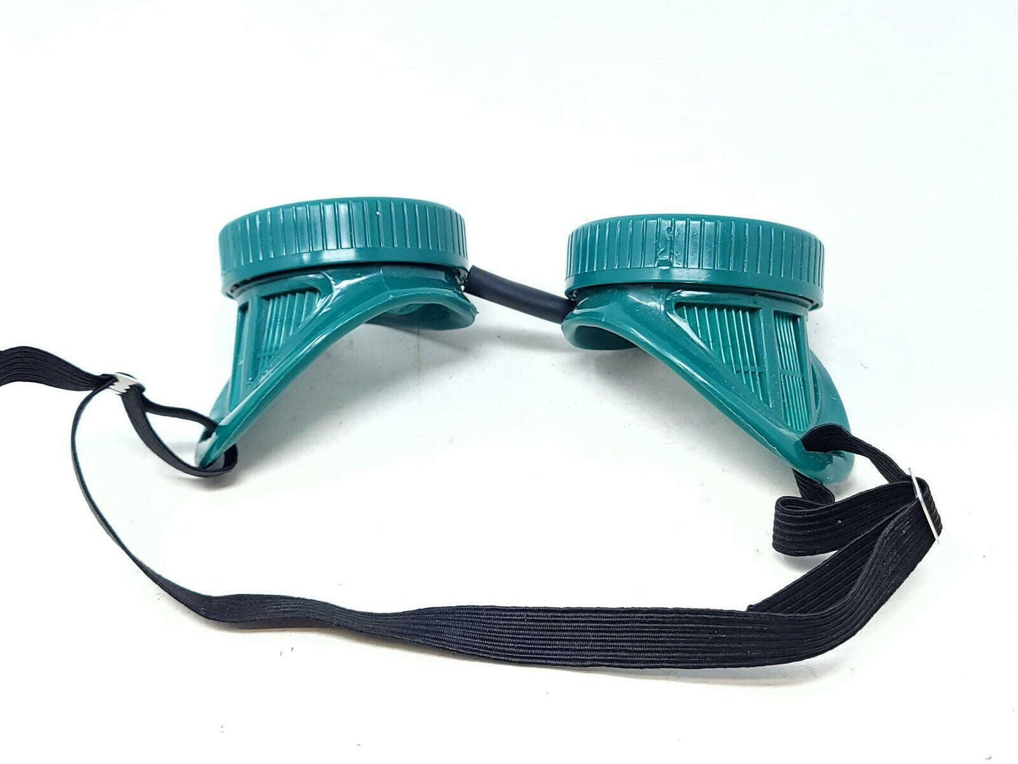 Antique Clear/Green Goggles Safety (Glasses) - Vintage - With tag on lens