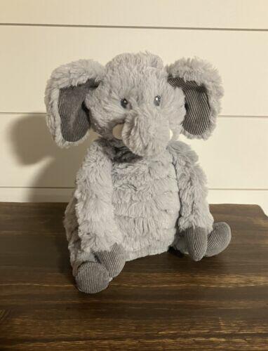 First Impressions Elephant Plush Stuffed Animal 8" Grey Corduroy Baby Toy Macy's