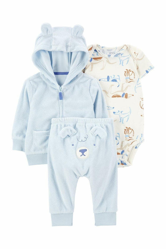 Carter's Dog Jacket Set for Baby Boys (3pc)