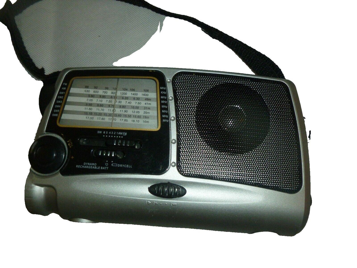 Dynamo Rechargeable World Radio GH-858 AM FM SW1-6 8 Bands World Radio