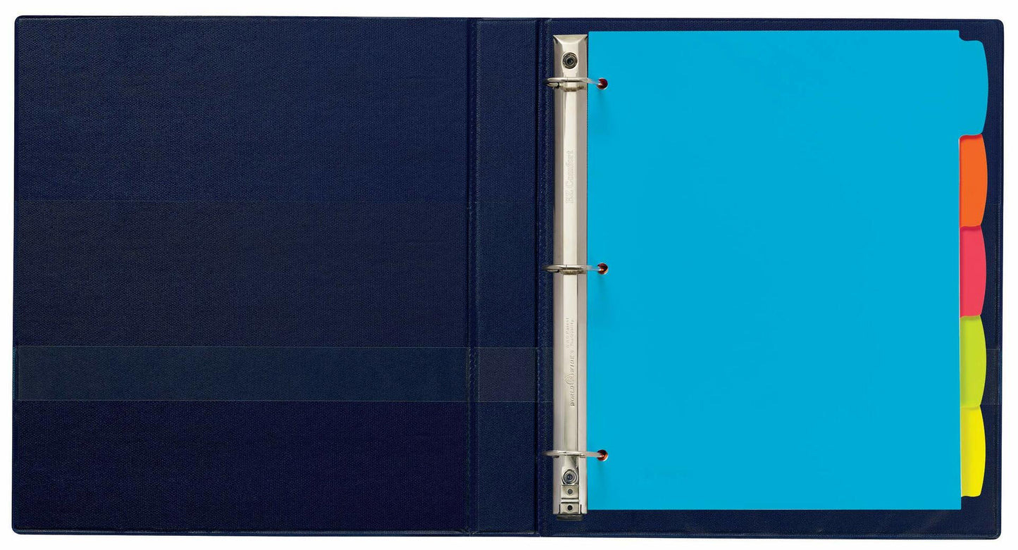 Avery Big Tab Write & Erase Durable Plastic Dividers for 3 Ring Binders, 5-Tab Set, Bright Multicolor, 1 Set (16129)