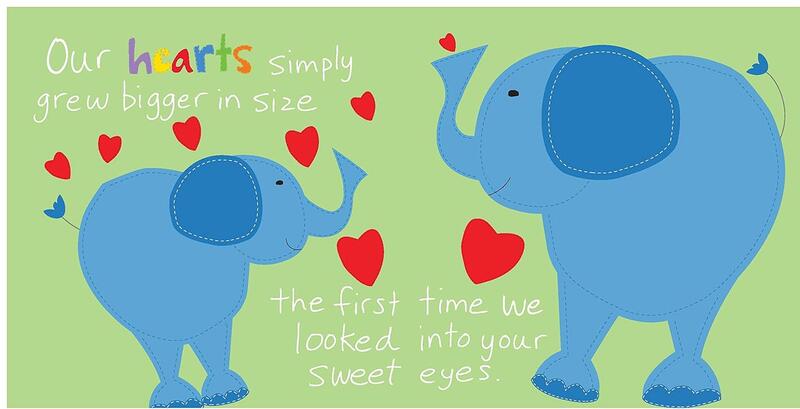 Welcome Little One: the Perfect Baby Shower 6" WIDE  SANRDA MAGSAMEN