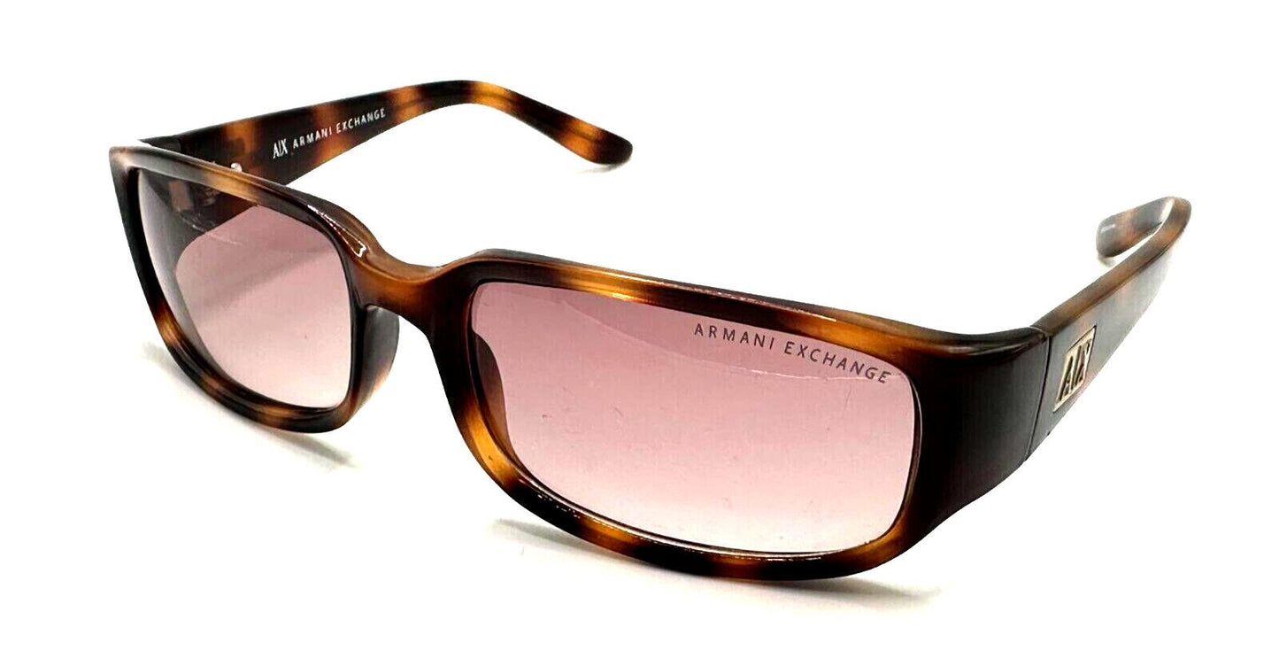 ARMANI EXCHANGE AX031/S Brown Tortoise Plastic Rectangular Sunglasses