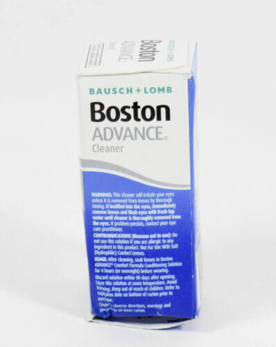 bausch + lomb Boston step 1 ADVANCE CLEANER 1oz gas permeable lens NIB 09/2025