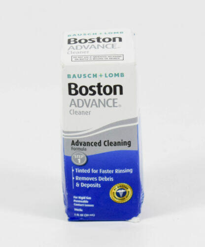 bausch + lomb Boston step 1 ADVANCE CLEANER 1oz gas permeable lens NIB 09/2025