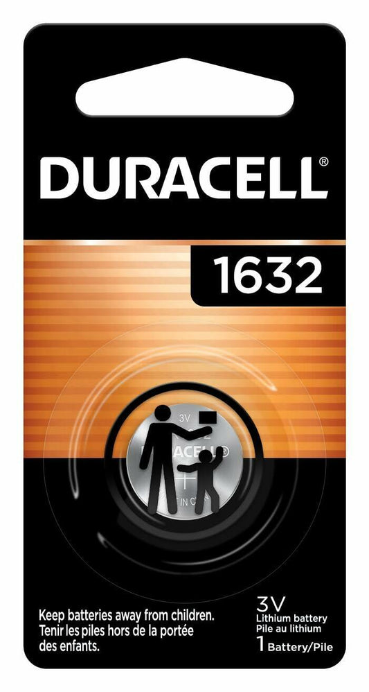 Duracell 1632 3V Lithium Battery for Home Devices, Equivalent to DL1632 and CR1632