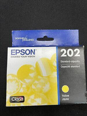 EPSON 202 YELLOW INK CARTRIDGES SEALED GENUINE in Box EXP 06/2024