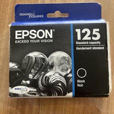 Epson 125 DURABrite Ultra Ink Cartridge - Black [Brand New] Exp 09.2024