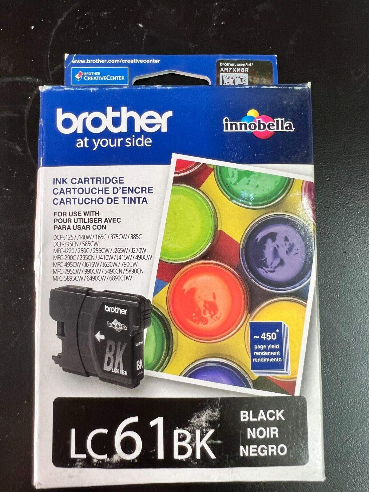 Brother LC61BK Black Ink Cartridge 0938 - EXP 2023.06