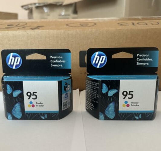 Double Pack Of HP 95 (C8766WN/L) Genuine Tri-Color Ink Cartridge EXP 2024