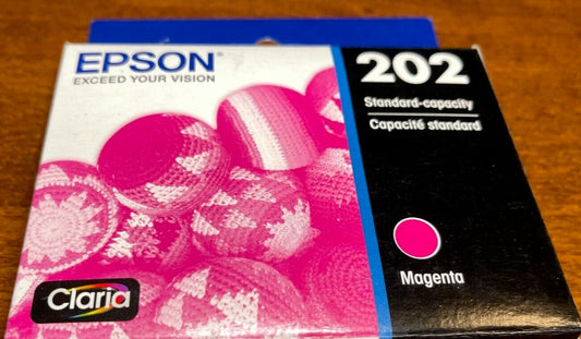 Epson 202 Magenta DURABrite Ultra Original Ink Cartridge 05/2024