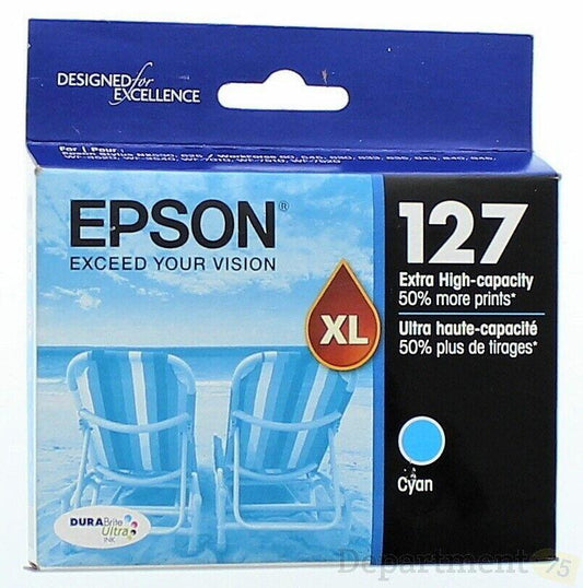 Epson 127XL Cyan Ink Cartridge - EXP 10.2024