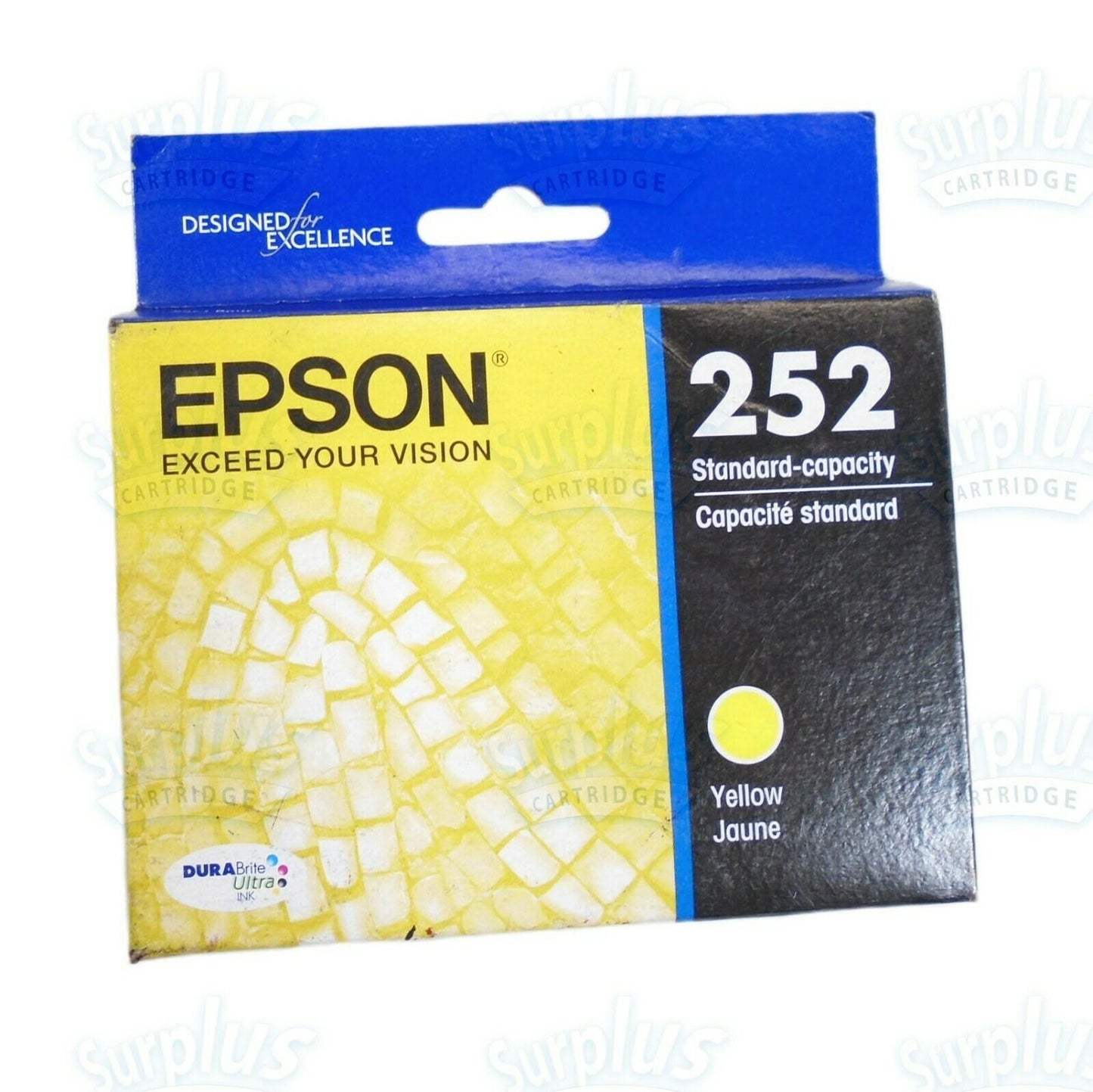 Genuine Epson 252 Yellow WF3640 WF7610 WF7620 WF7110 -exp 01.2021