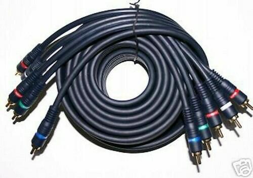 25ft Heavy Gauge 5-RCA Component HD Video Audio Cable Premium Cable
