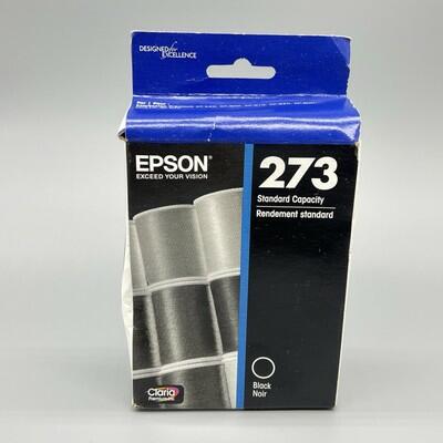 Genuine EPSON 273 Photo Black Ink Cartridge OEM Expired 03/2018 T273120 - SEALED