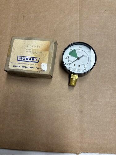 Gauge, Water Pressure, 0-60 Psi for Hobart - Part# 277915 Gage