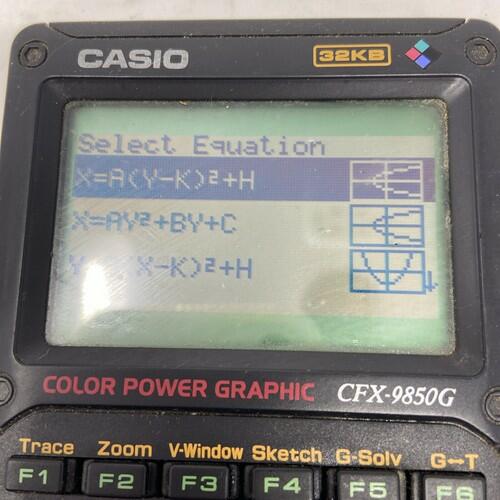 CASIO Graphing Calculator CFX-9850G Color Power Graphic 32 KB