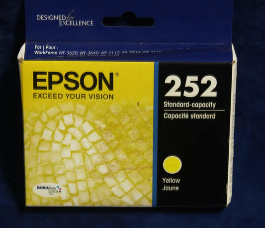 Epson 252 Yellow Ink Cartridge EXP 12.2024
