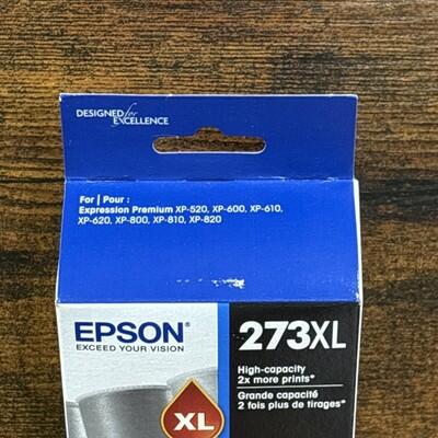 Epson 273XL High Capacity Black Ink Cartridge, exp 04.2023