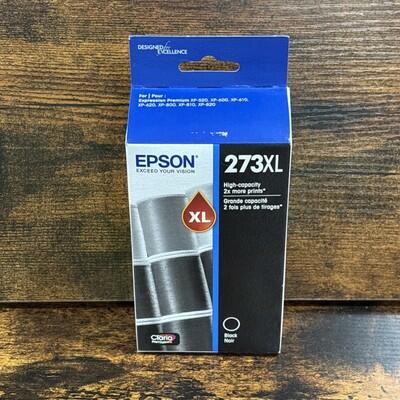 Epson 273XL High Capacity Black Ink Cartridge, exp 04.2023