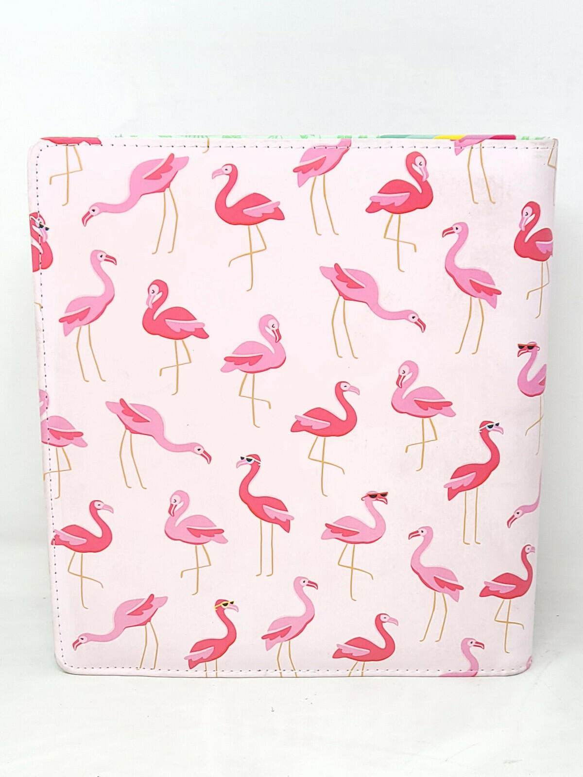 American Crafts Damask Love Colorfun Planner 8.5 x 9.5 Flamingo Boss Horizontal