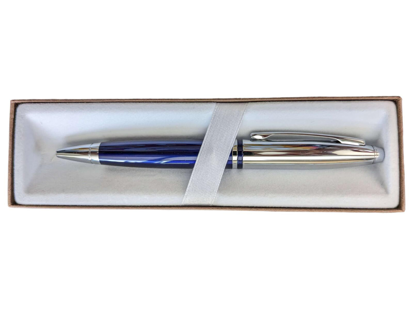 Cross Calais Rollerball & Ballpoint Pen- Lacquer Blue & Silver - New In Gift Box