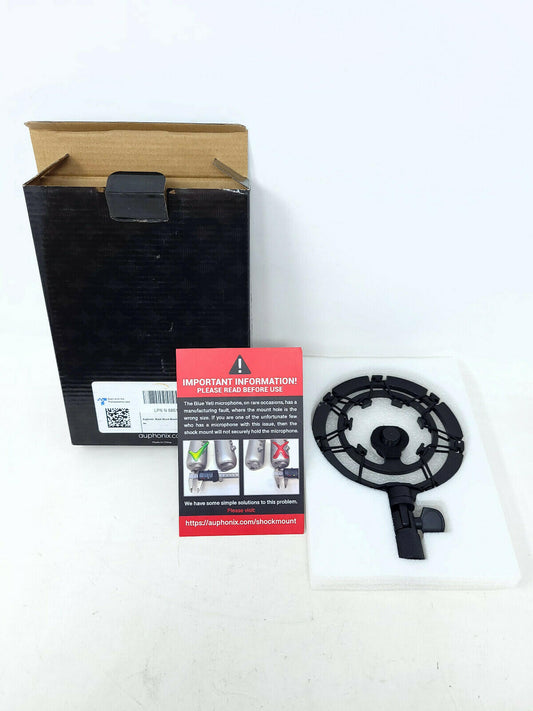 AUPHONIX - Aluminum Shock Mount For Blue Yeti Microphone - SM-1B-BL Vibration