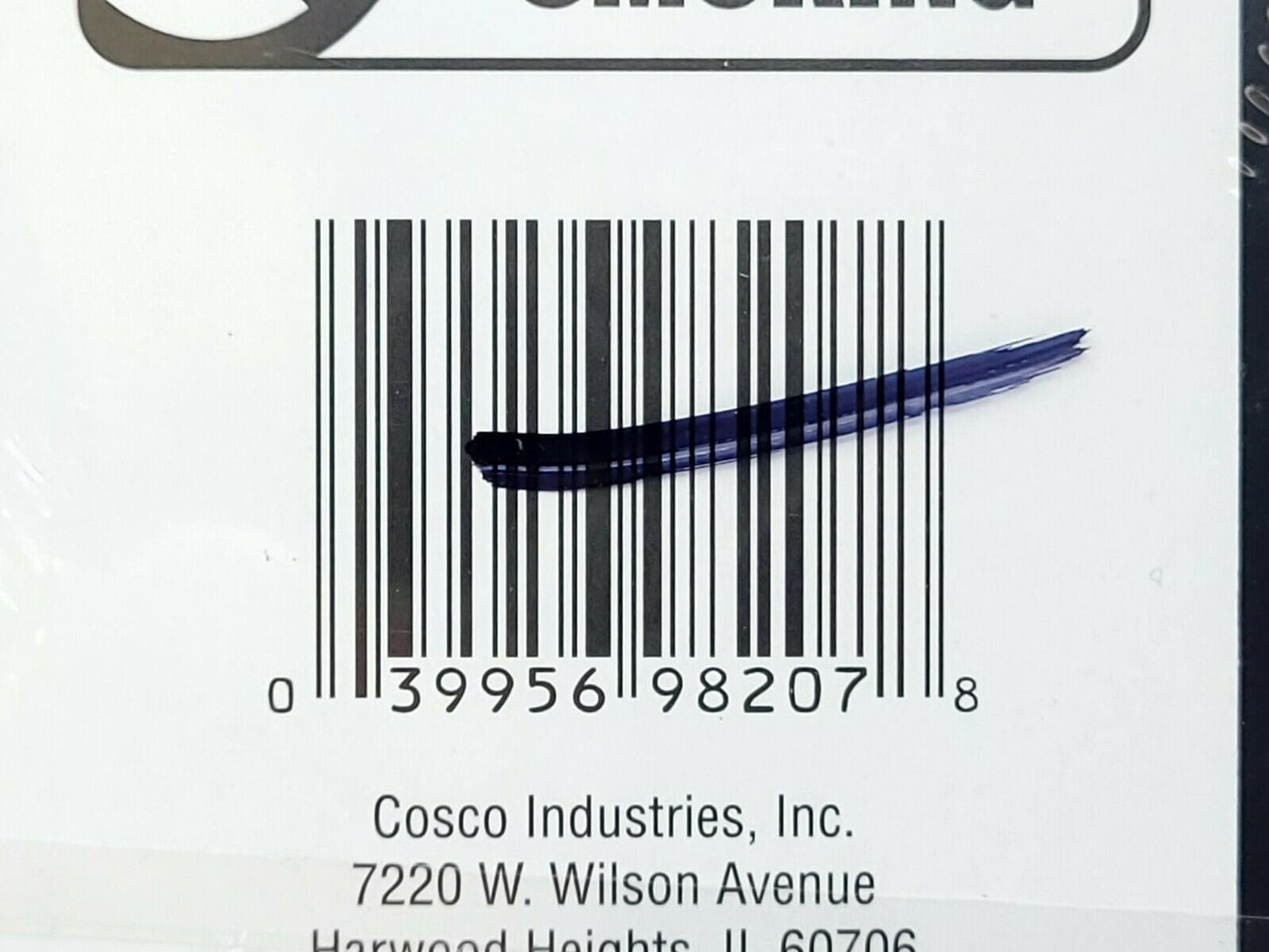 COSCO Brush Metal Office Sign, No Smoking, 9 x 3, Silver/Red 039956982078