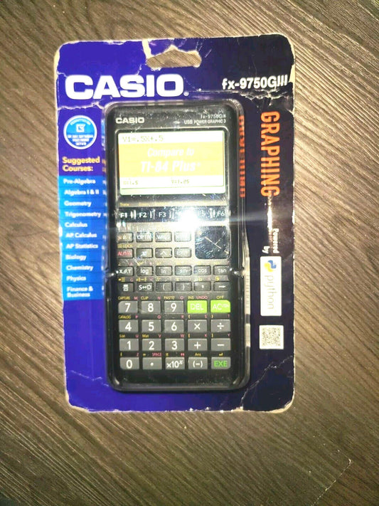 Casio FX-9750Glll Graphing Calculator for High School and College, Black