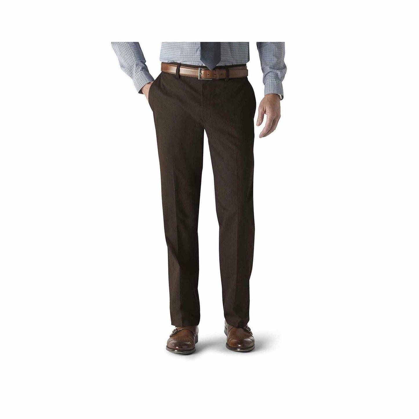 Dockers Men's Classic Fit Easy Khaki Pants D3, Umber, 38W x 34L