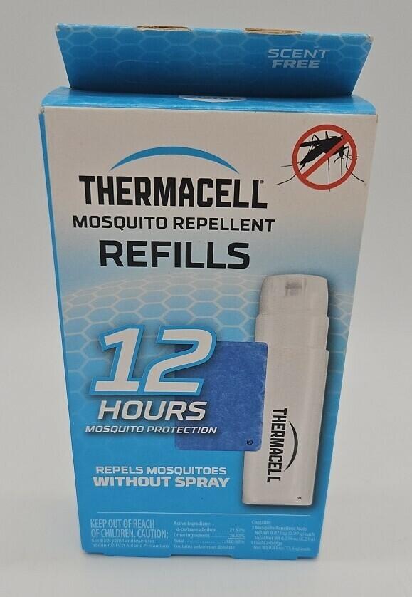 Thermacell Mosquito Repellent Refills 12 Hour Protection 3 Mats 1 Cartridge