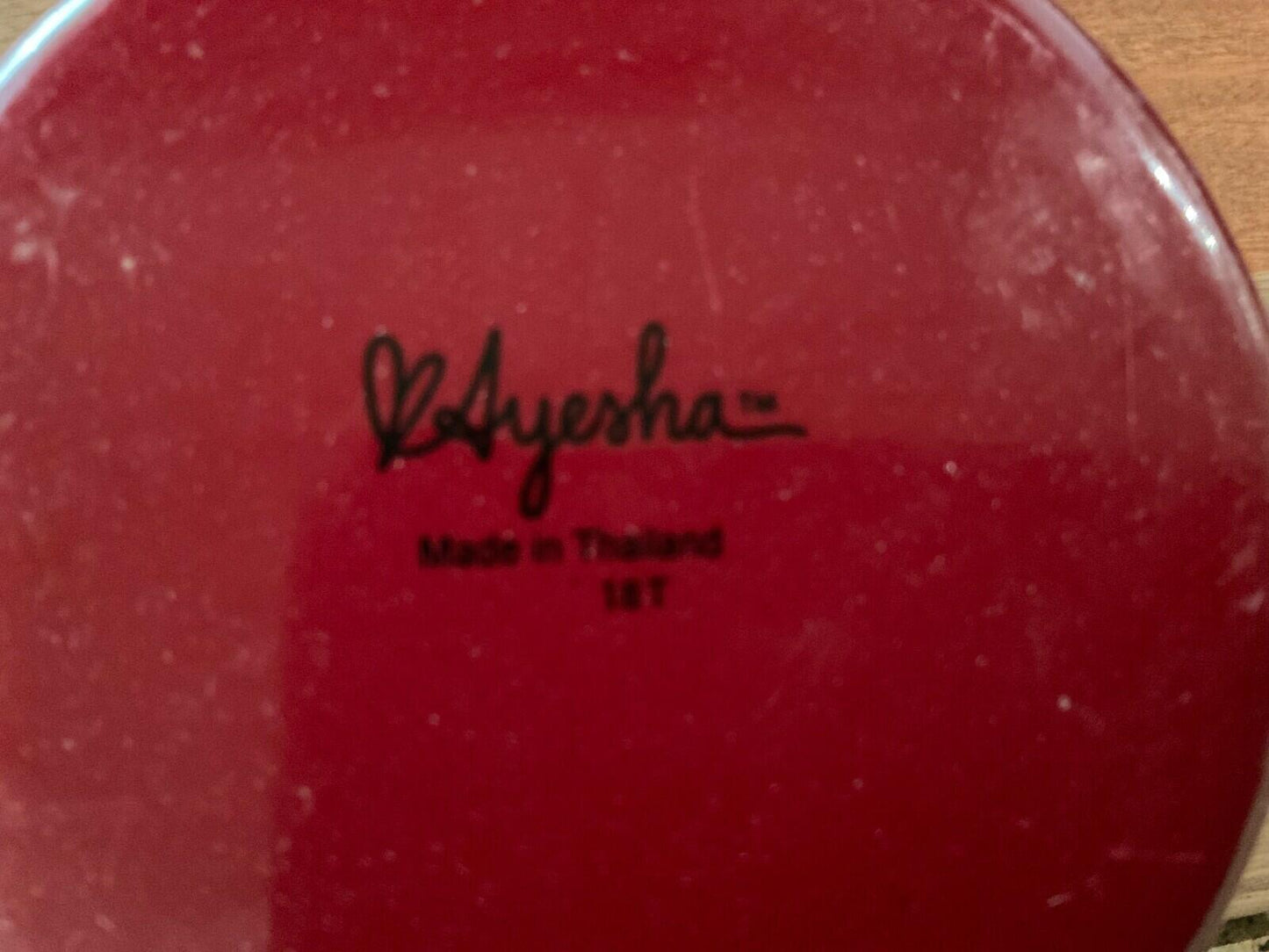AYESHA Bacon Grease Container - Dark Red (NO LID)