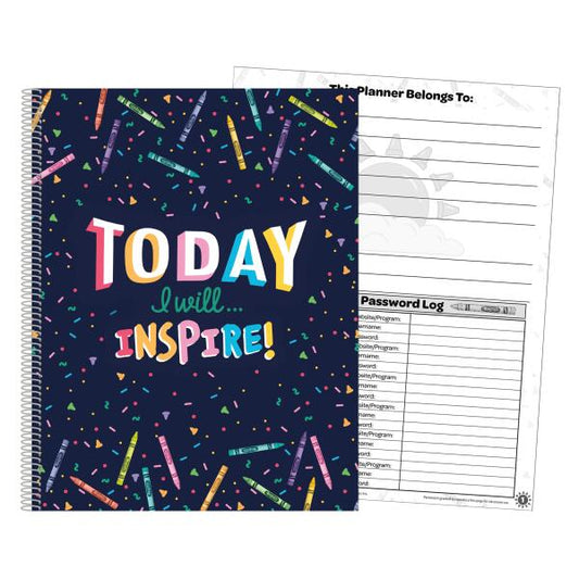Crayola® Colors of Kindness Lesson Plan & Record Book, 9" x 11", Navy/Multicolor