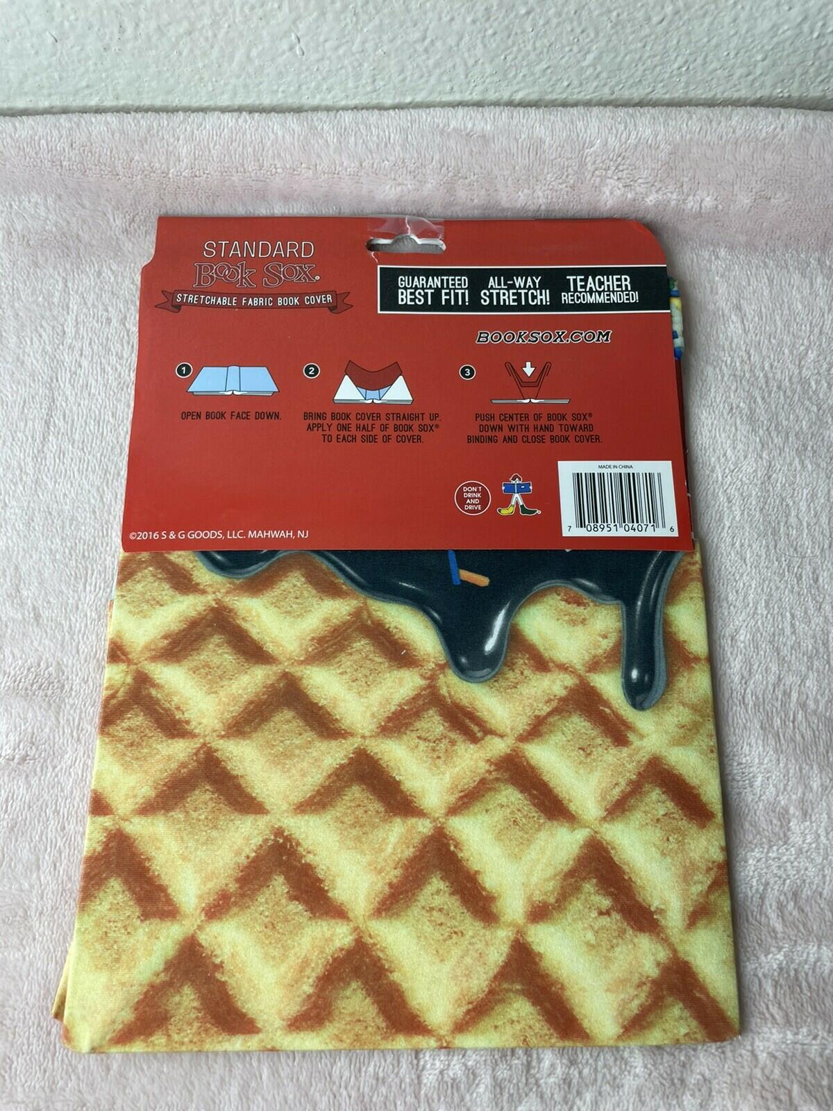 Book Sox Ice Cream with Sprinkles Stretchable Fabric Book Cover new